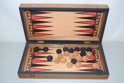 Lot 52 - A folding games board