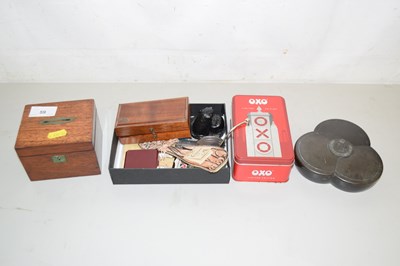 Lot 59 - Mixed Lot:  A small silver menu holder,...