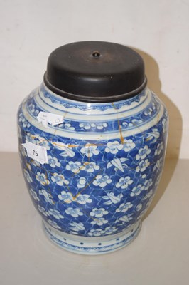 Lot 75 - A jar