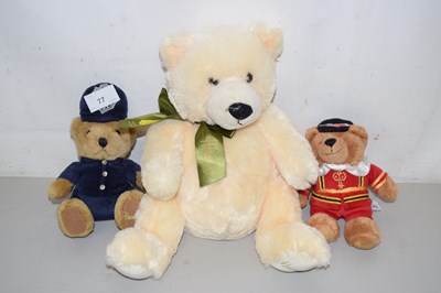 Lot 77 - A group of three Harrods teddy bears
