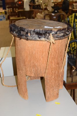 Lot 270 - Tribal drum