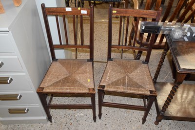 Lot 271 - Pair of dining chairs