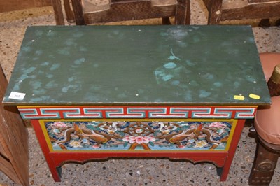 Lot 303 - 20th Century Oriental painted side table