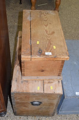 Lot 320 - Two pine trunks