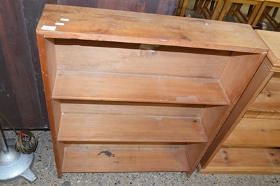 Lot 323 - Pine bookcase