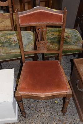 Lot 341 - Late 19th Century bedroom chair