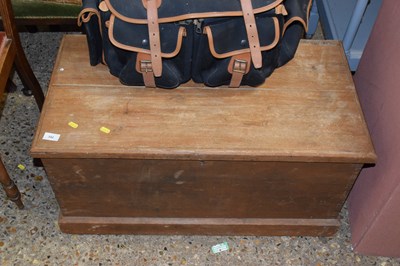 Lot 342 - A pine blanket box
