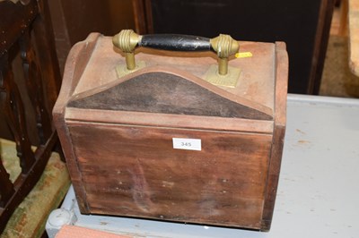 Lot 345 - A late Victorian coal box