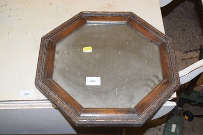 Lot 349 - An octagonal framed wall mirror