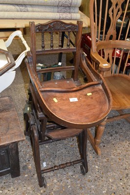 Lot 350 - Late Victorian metamorphic highchair
