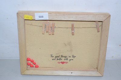 Lot 508 - A novelty frame