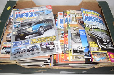 Lot 539 - Box of various Classic American car magazines
