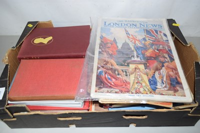 Lot 545 - Box of various books and ephemera relating to...
