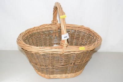 Lot 549 - Woven wicker basket