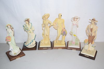 Lot 559 - Group of various Italian ceramic figures of...