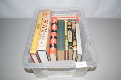 Lot 570 - Mixed lot of various books to include circus,...