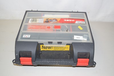 Lot 584 - A toolbox and contents