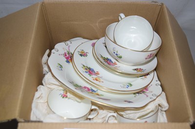 Lot 595 - Box containing various Cauldron china tea wares