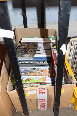 Lot 649 - Box of various books, maps and other ephemera