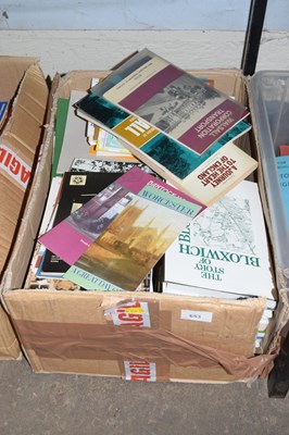 Lot 653 - Large box of various books ephemera etc
