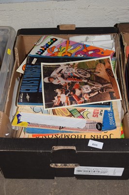 Lot 655 - Large box of sheet music and music books