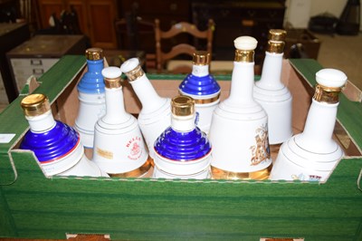 Lot 319A - Collection of nine various Wade Bells Whisky...