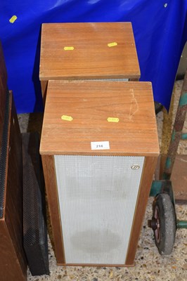 Lot 218 - Pair of Loewe Opta LO40 speakers