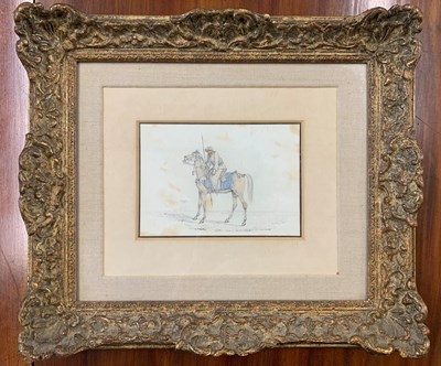 Lot 56 - Henry Thomas Alken (1785-1851), Arab on horse...