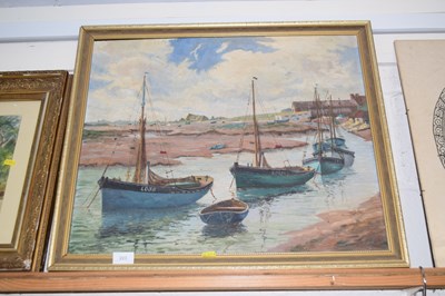 Lot 223 - F Pelling view of Leigh Creek, oil on board