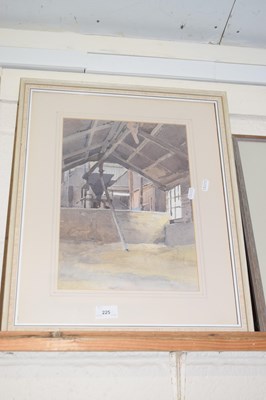 Lot 225 - Marjory Davies, The Granary, watercolour,...