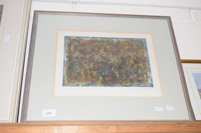 Lot 226 - Justin Ball, Wet Day, mixed media, framed and...