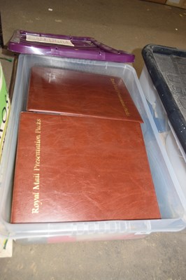 Lot 669 - A box of various folders of Royal Mail...