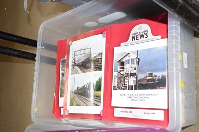 Lot 671 - Box containing various Great Eastern News...