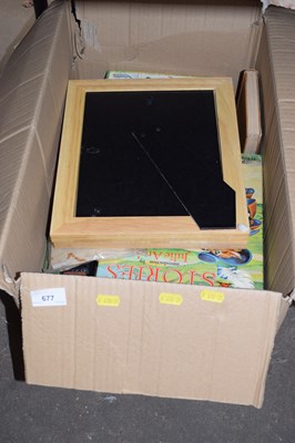 Lot 677 - Box containing various children's books,...