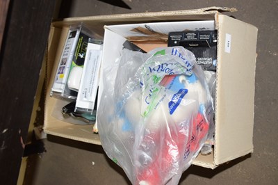 Lot 681 - Box of various house clearance sundries