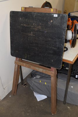 Lot 684 - Vintage wooden chalk board