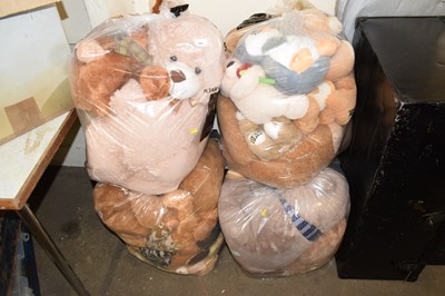 Lot 692 - Four bags of various soft toys
