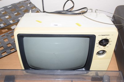 Lot 706 - A vintage Teleton TV set