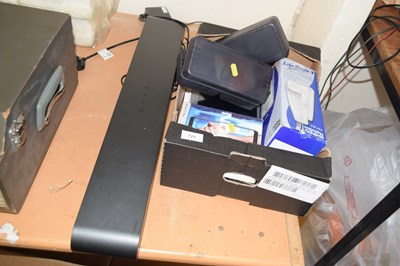 Lot 721 - Mixed lot to include a sound bar, various...
