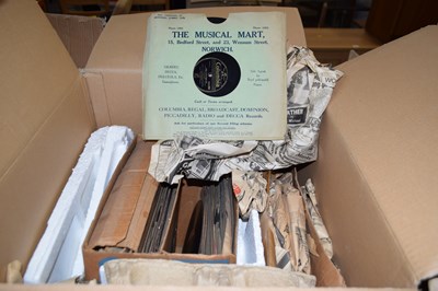 Lot 737 - A large box of various 78's