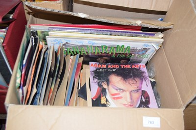 Lot 763 - Box containing various LP's and singles