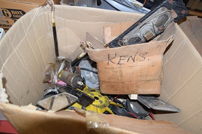 Lot 766 - Large box of various garage clearance sundries
