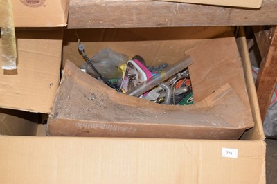 Lot 778 - Large box of various garage clearance
