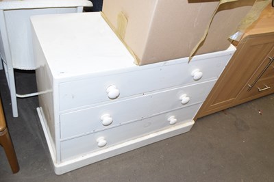 Lot 790 - A set of three painted drawers