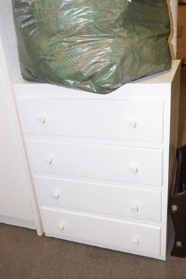 Lot 799 - A small painted chest of drawers