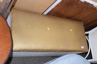 Lot 805 - A patterned ottoman and contents