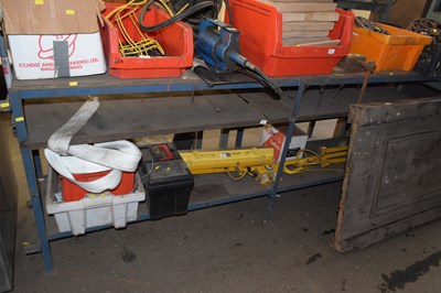 Lot 845 - A very large workmans bench
