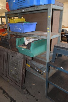 Lot 848 - Large set of garage shelving