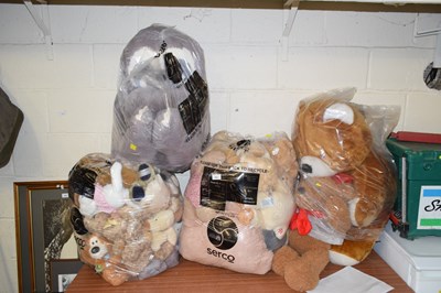 Lot 885 - Four bags of various soft toys