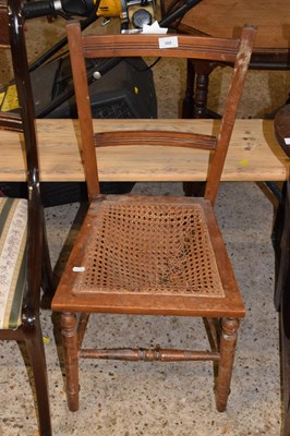 Lot 360 - Cane seated bedroom chair